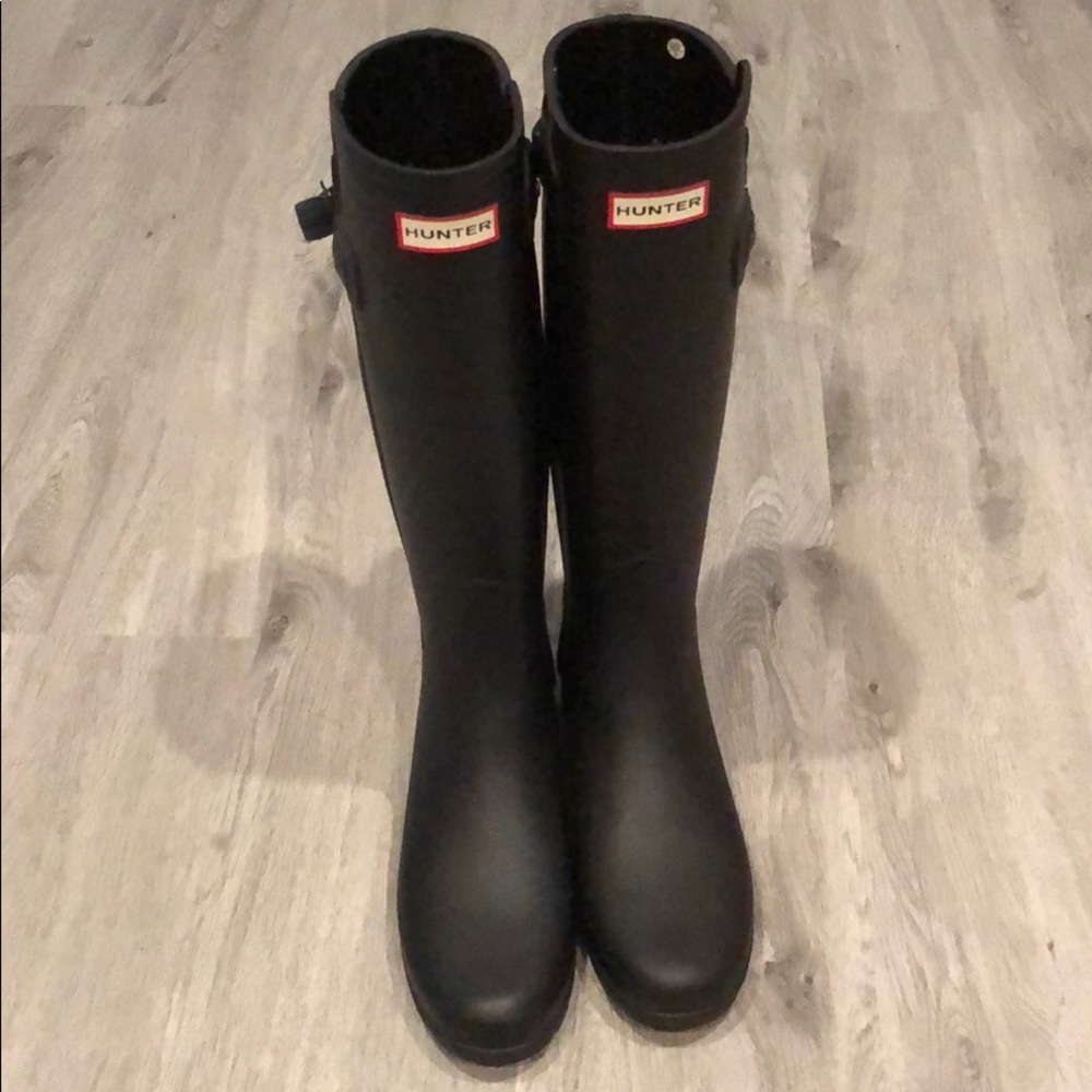 HUNTER - Refined Slim Fit Contrast Rain Boot
